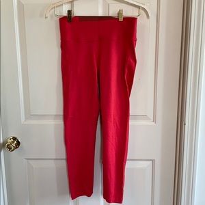 Red leggings 7/8